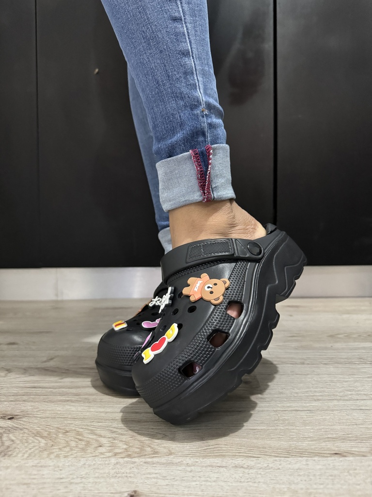 Crocs de plataforma