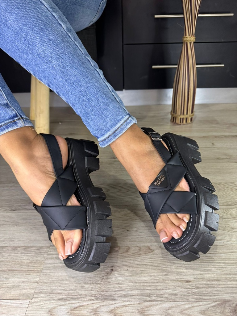 Sandalia chunky Beatiful Fashion