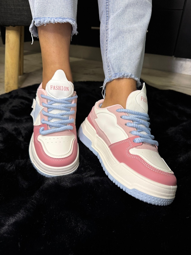 Tenis alto dos estrellas