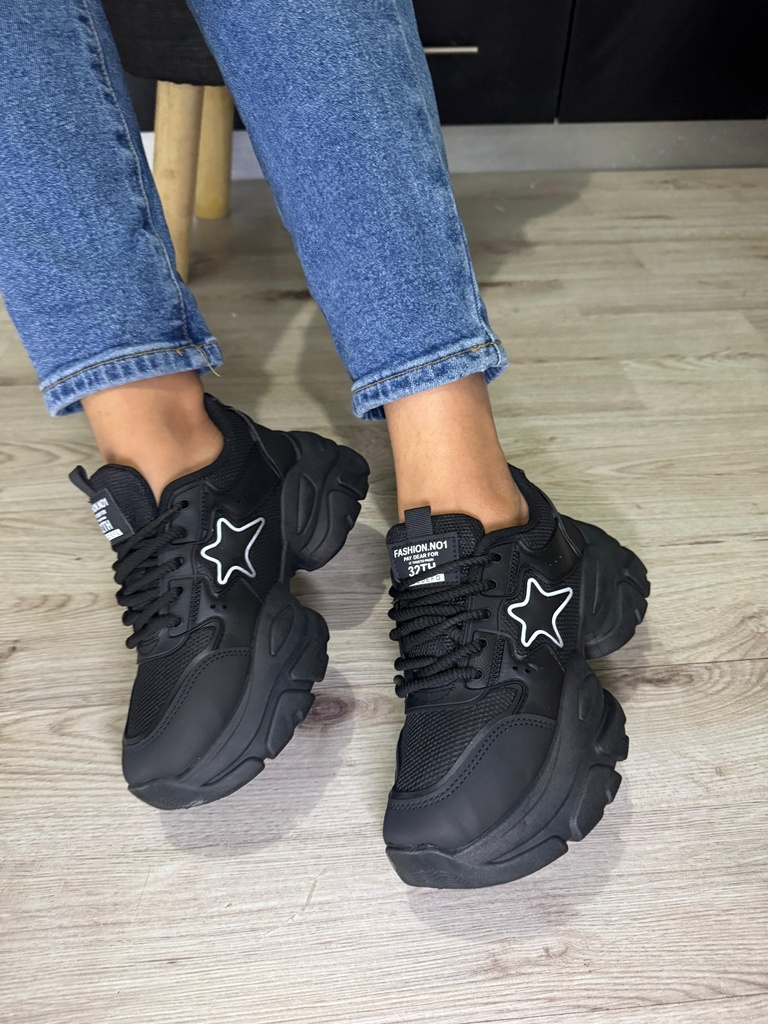 Tenis plataforma dividida estrella