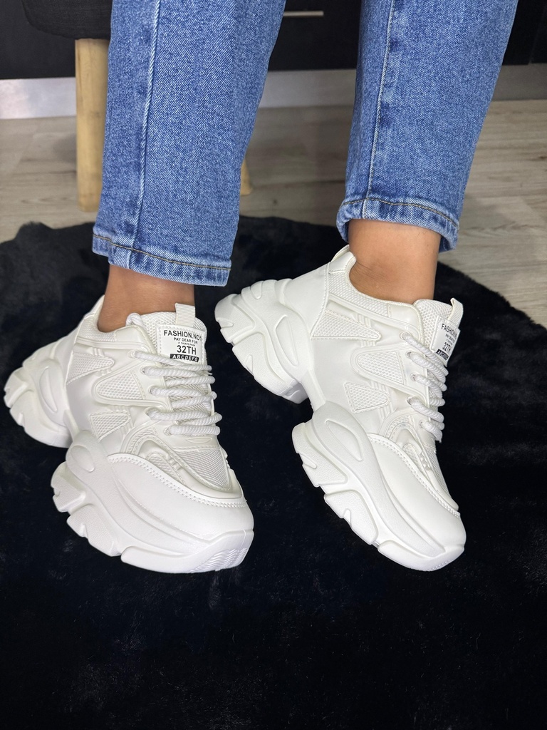 Tenis plataforma dividida 32th