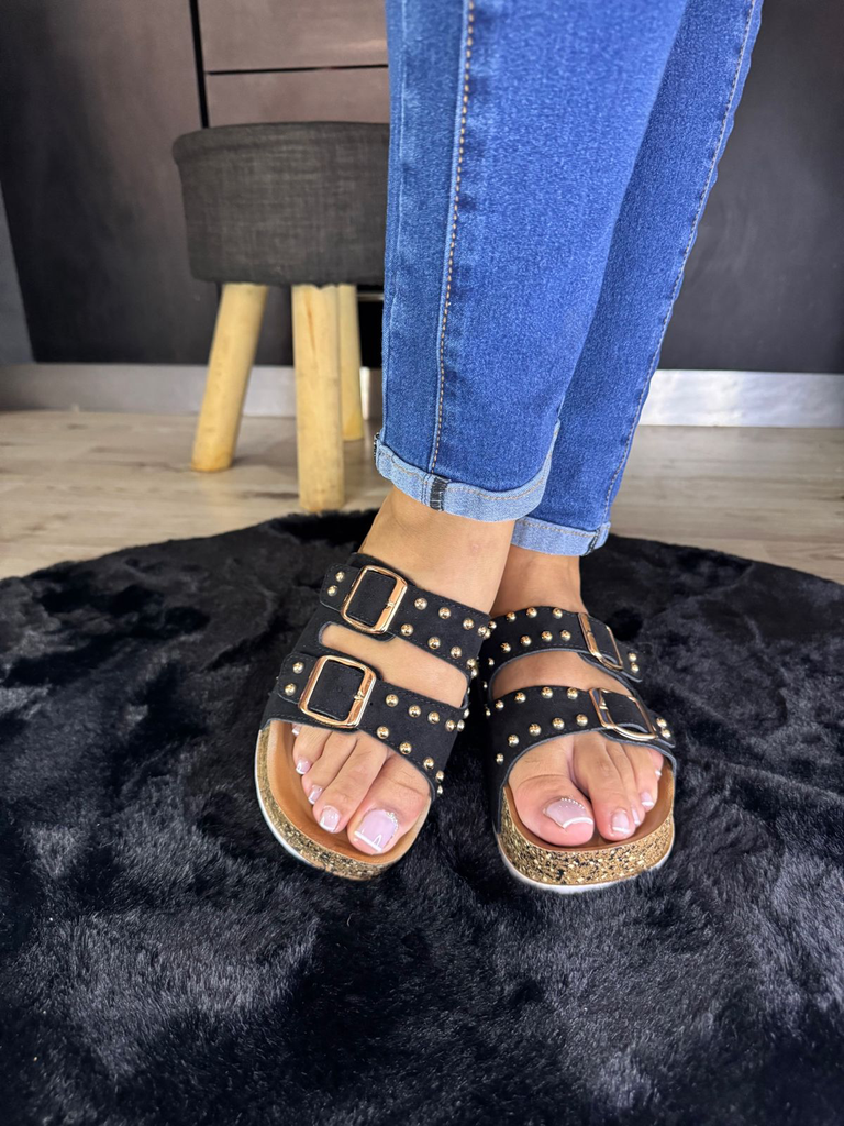 Sandalia corcho hebilla