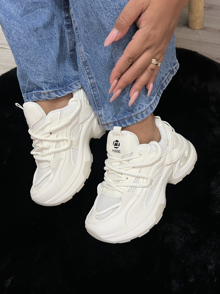 Tenis suela cuadritos