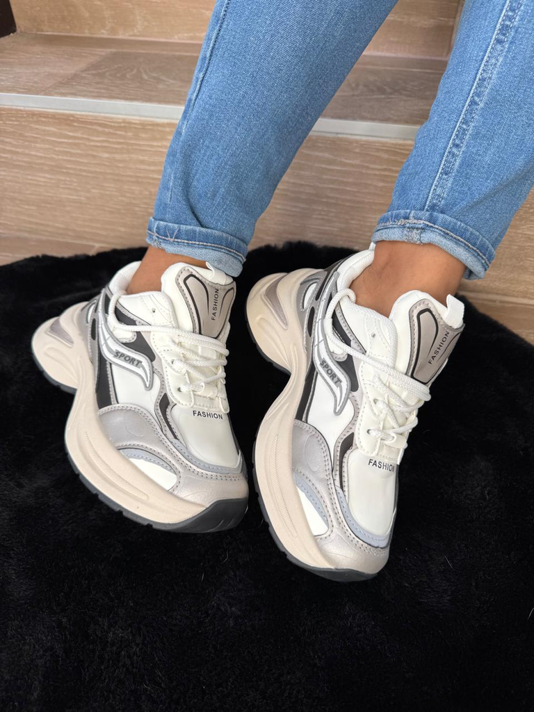 Tenis sport líneas blancas