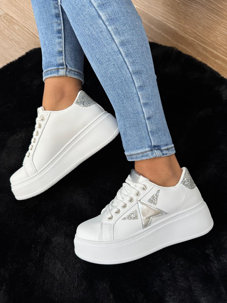 Tenis plataforma estrella brillante
