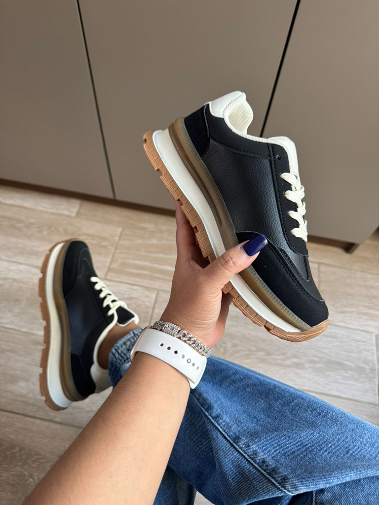 Tenis deportivo doble suela goma