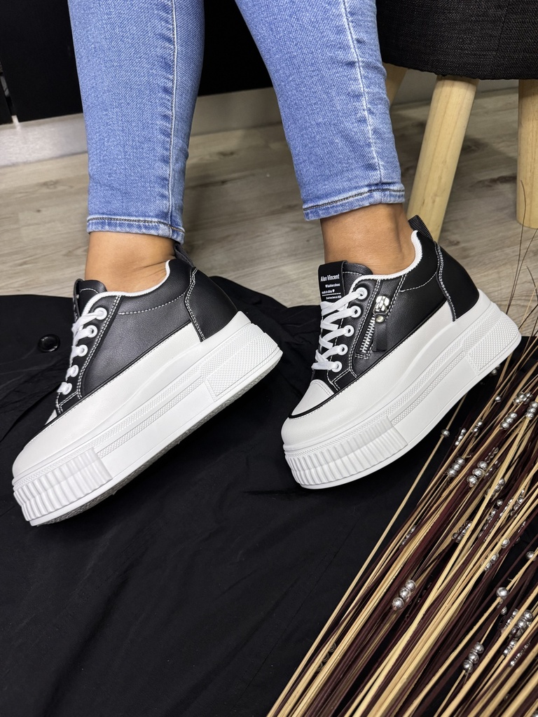 Tenis plataforma tipo chapulin