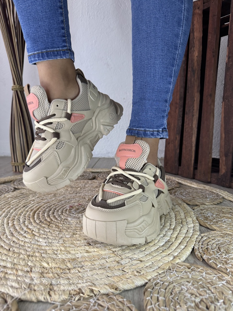 Chunky Lacito khaki/café