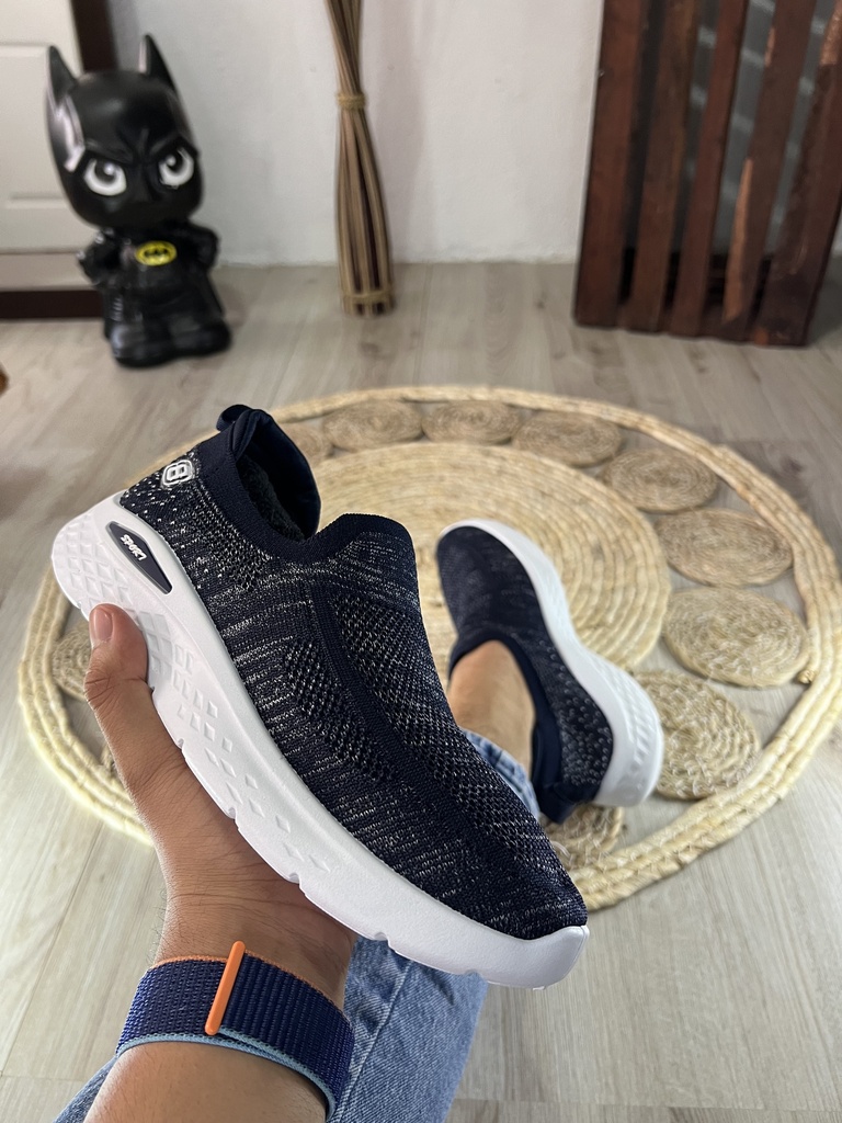 Tenis tipo calceta sin cinta