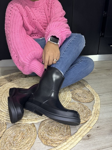 Botas para lluvia de PVC brillantes