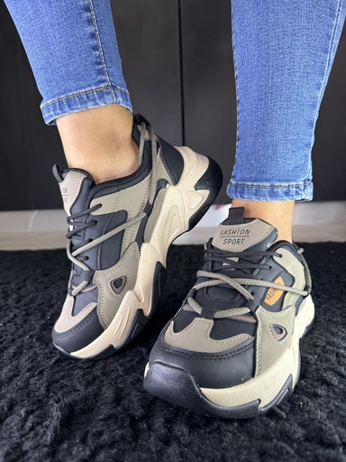 Tenis fashion sport doble cinta