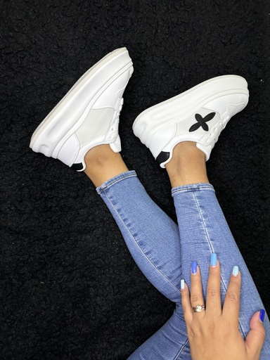 Tenis alto adorno trebol