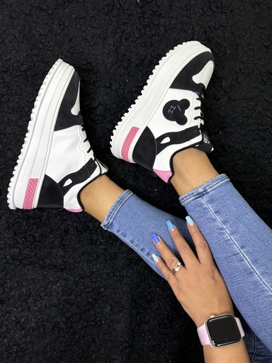 Tenis blanco botín osito zz