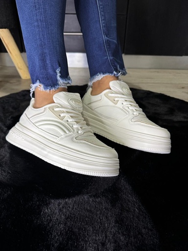 Tenis cinta lacito detalles gold