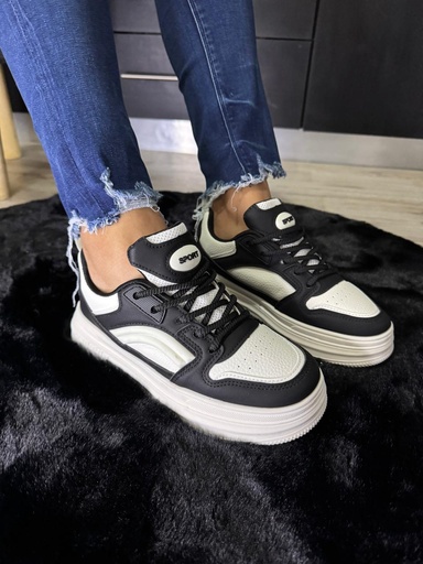 Tenis blanco con negro Sailuble
