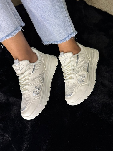 Tenis Suela fashion blanco