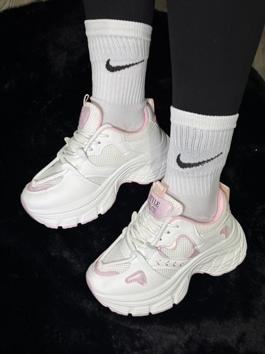 Tenis chunky corazón
